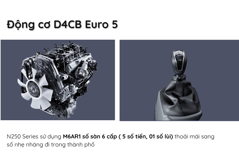 Động cơ của Mighty N250SL