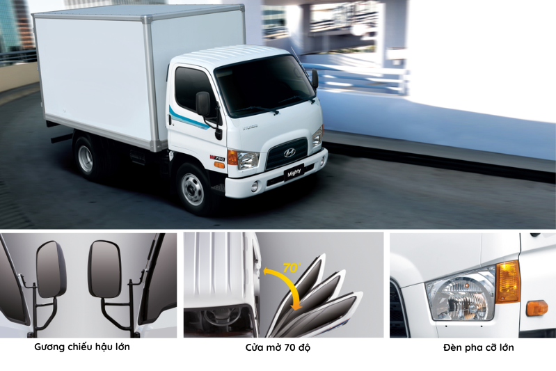 Ngoại thất của xe Hyundai W750 Series