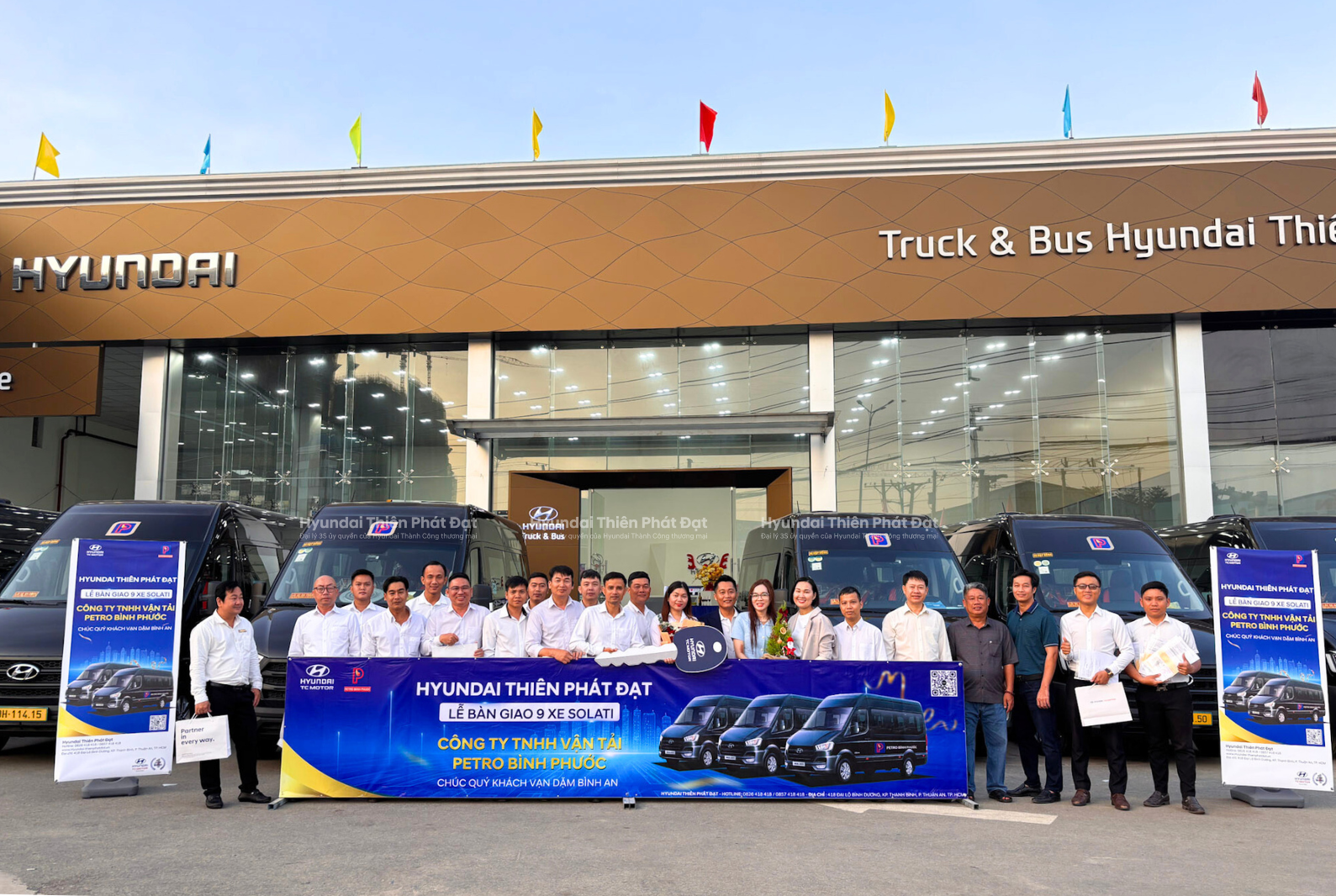 Hyundai Thiên Phát Đạt và Công ty TNHH Vận Tải Petro Bình Phước