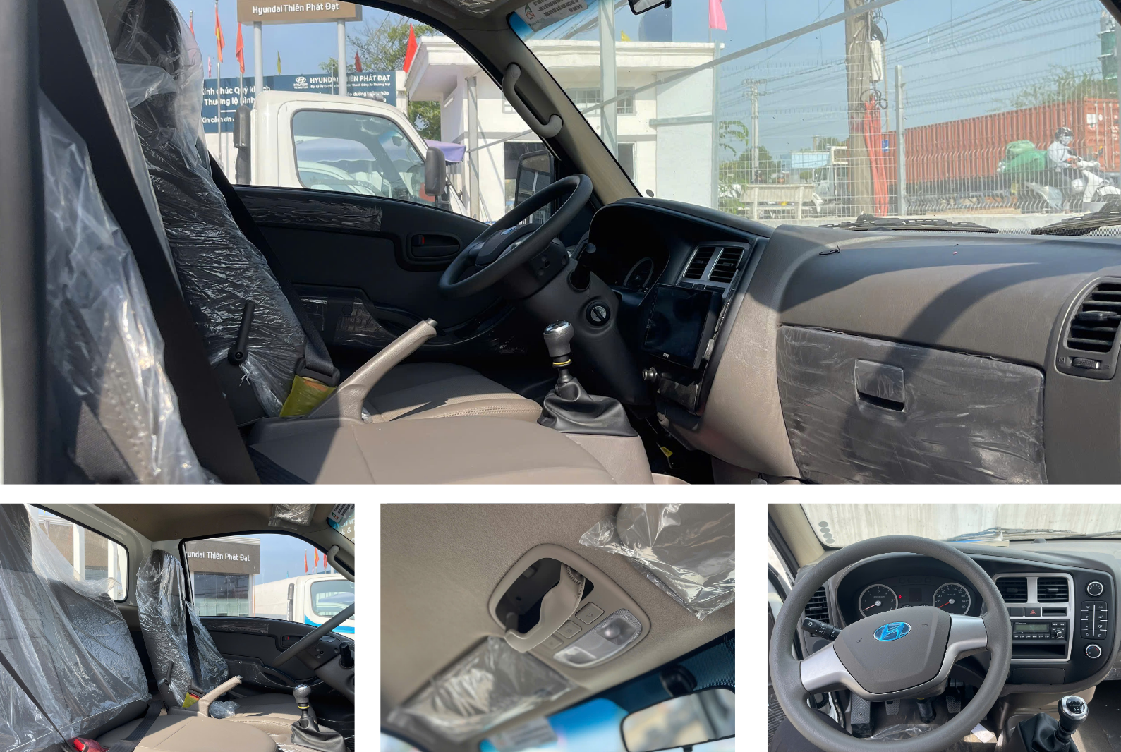 Nội thất của New Porter H150 tại Hyundai Thiên Phát Đạt