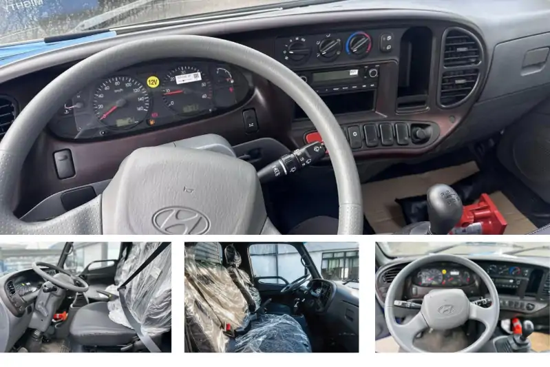 Nội thất của Mighty N650L tại Hyundai Thiên Phát Đạt