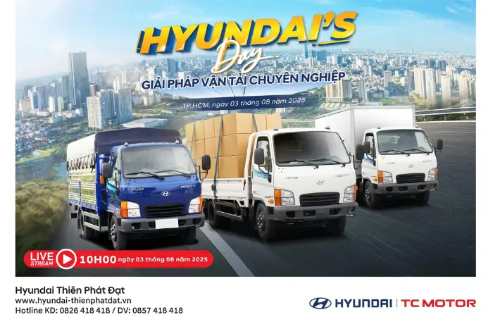Hyundai’s Day Tháng 8 – Nhận Ưu Đãi Độc Quyền Cùng Hyundai Thiên Phát Đạt