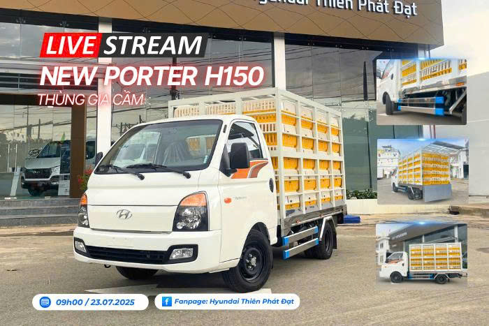Thông Báo Livestream Porter H150 Thùng Gia Cầm