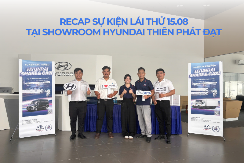 Thành Công Rực Rỡ – Sự Kiện Test Drive Day tại Hyundai Thiên Phát Đạt