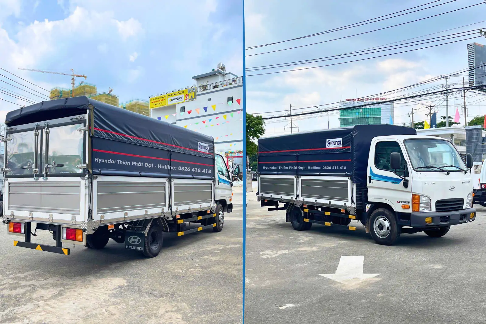 N250SL Thùng Mui Bạt - HTPD