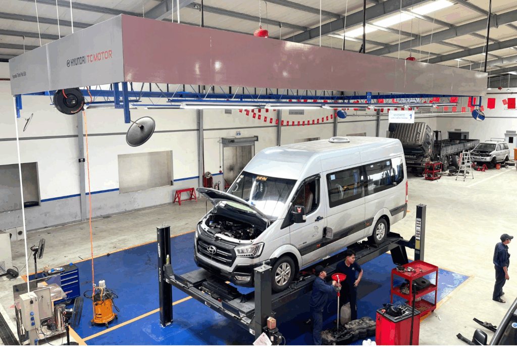Quick Service - khoang bảo dưỡng nhanh tại Hyundai Thiên Phát Đạt