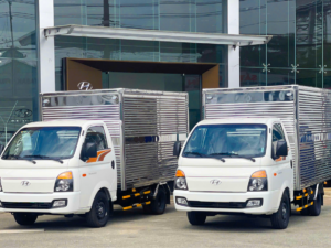 New Porter H150 thùng kín dập sóng tại Hyundai Thiên Phát Đạt