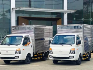 New Porter H150 thùng kín dập sóng tại Hyundai Thiên Phát Đạt
