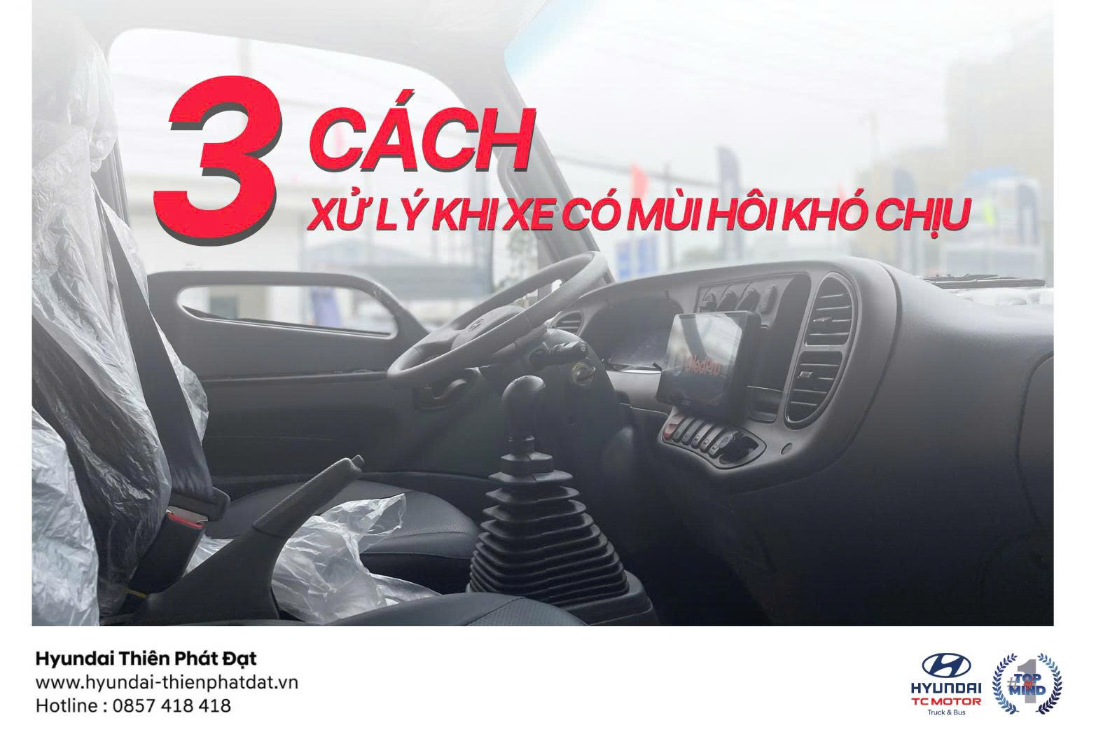 3 CÁCH KHỬ MÙI TRONG XE AN TOÀN DO THÓI QUEN