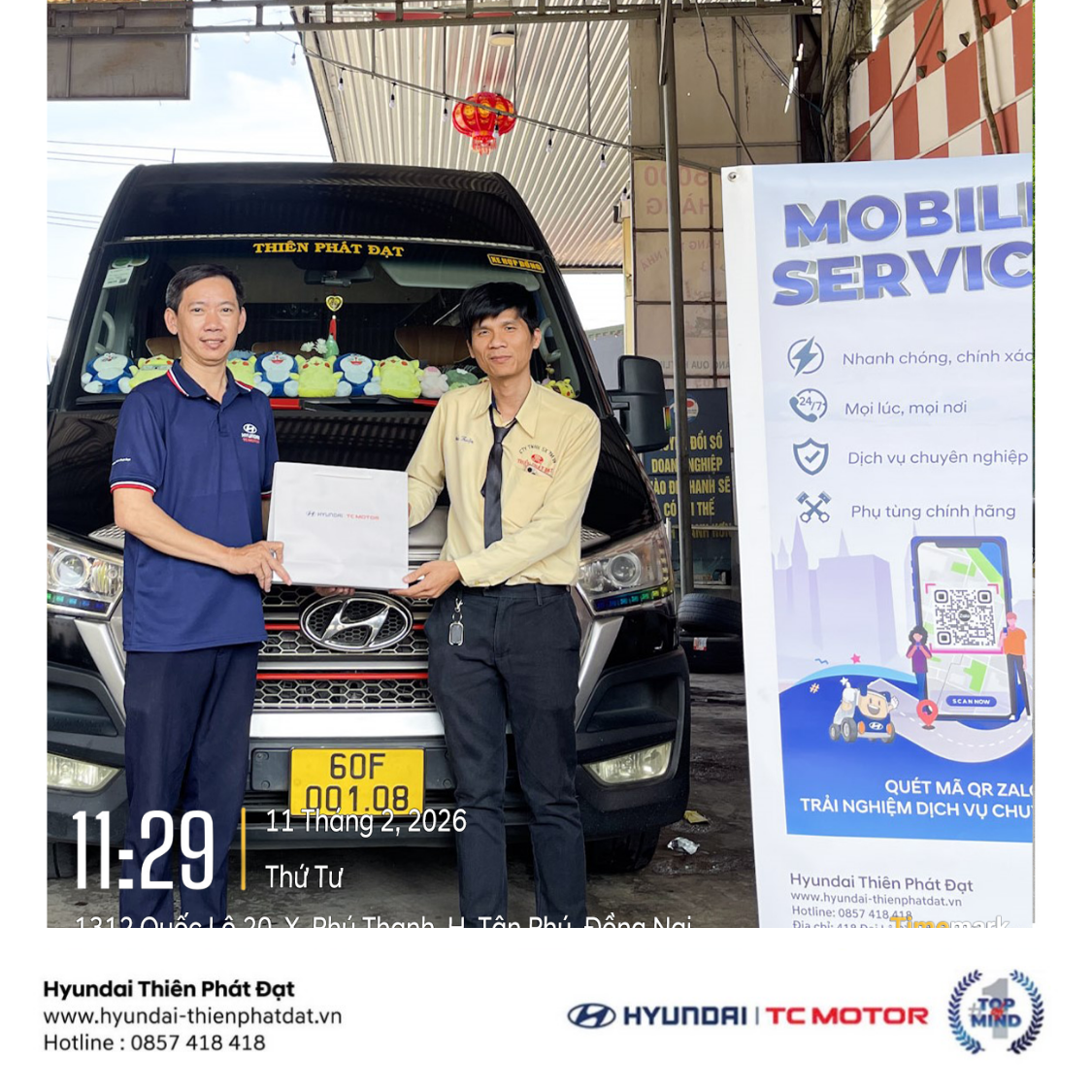 THÁNG 2/2026 – NHỮNG DẤU ẤN TỪ CHƯƠNG TRÌNH MOBILE SERVICE HYUNDAI THIÊN PHÁT ĐẠT