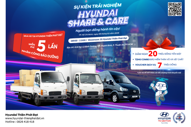 TEST DRIVE LÁI THỬ XE HYUNDAI – CHỌN ĐÚNG XE CHO MÔ HÌNH KINH DOANH