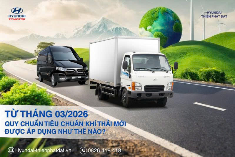 TỪ THÁNG 3/2026, TIÊU CHUẨN KHÍ THẢI MỚI ĐƯỢC ÁP DỤNG NHƯ THẾ NÀO?