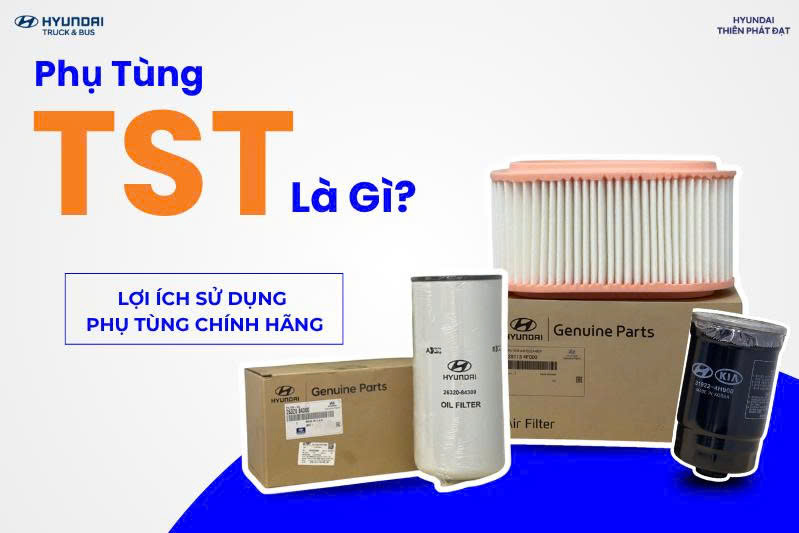 PHỤ TÙNG TST VÀ LỢI ÍCH KHI SỬ DỤNG PHỤ TÙNG CHÍNH HÃNG HYUNDAI