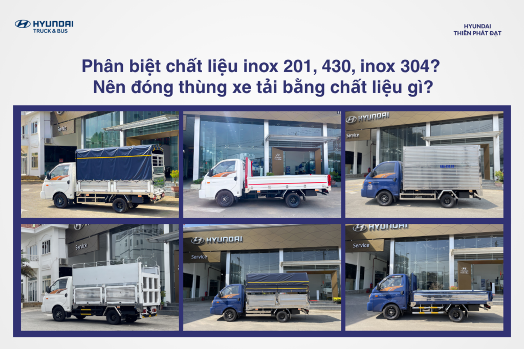 NÊN ĐÓNG THÙNG BẰNG LOẠI INOX NÀO LÀ PHÙ HỢP?