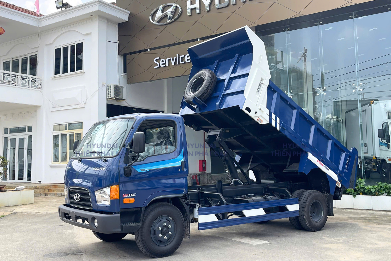 HYUNDAI W11S THÙNG BEN - THÙNG DÀI 3M6 TẠI HYUNDAI THIÊN PHÁT ĐẠT