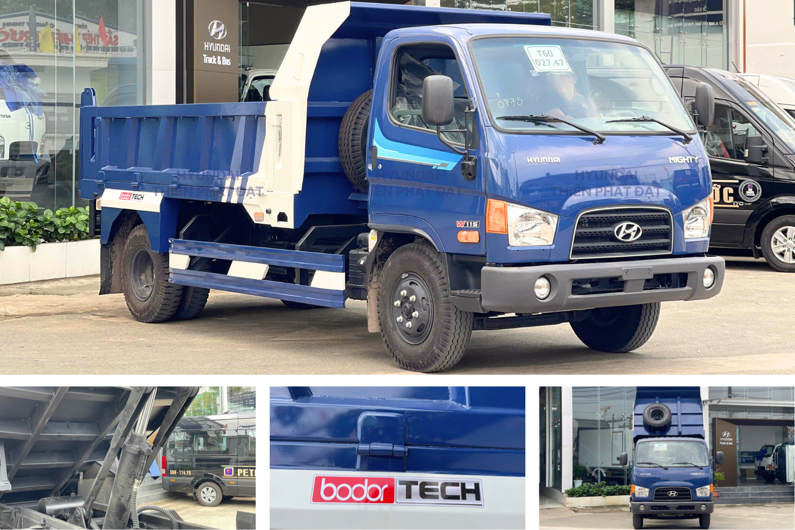 QUY CÁCH THÙNG BEN CỦA HYUNDAI W11S TẠI HYUNDAI THIÊN PHÁT ĐẠT