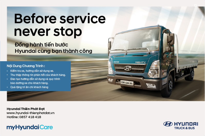 BEFORE SERVICE – CHĂM SÓC KHÁCH HÀNG DỰ ÁN CÙNG HTCV