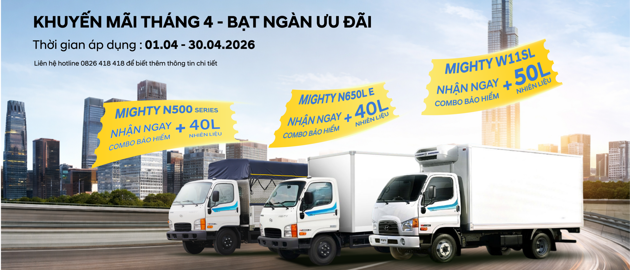 Khuyến mãi tháng 4 tại Hyundai Thiên Phát Đạt