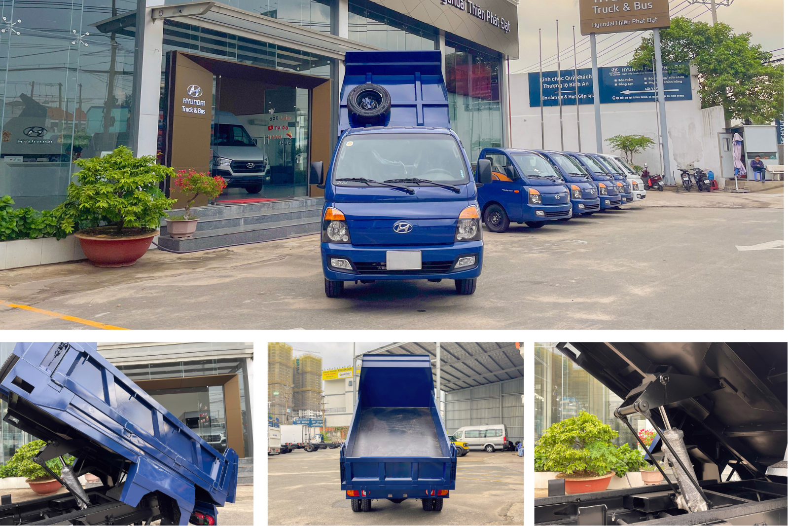 QUY CÁCH THÙNG BEN CỦA HYUNDAI PORTER H150 TẠI HYUNDAI THIÊN PHÁT ĐẠT