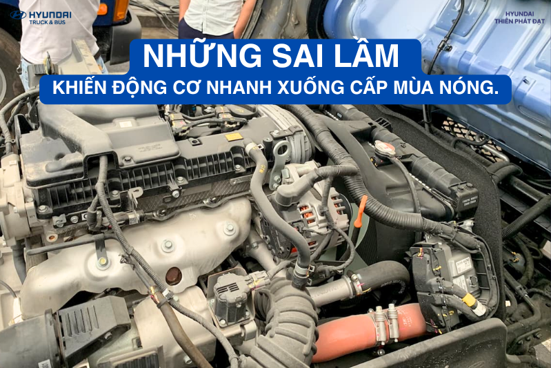 THỜI TIẾT NẮNG NÓNG VÀ NHỮNG NGUYÊN NHÂN DẪN ĐẾN ĐỘNG CƠ NHANH XUỐNG CẤP 