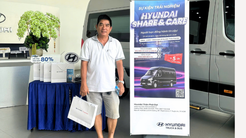 TỔNG KẾT CHƯƠNG TRÌNH TEST DRIVE XE HYUNDAI THÁNG 6 – LỰA CHỌN GIẢI PHÁP VẬN TẢI HIỆU QUẢ