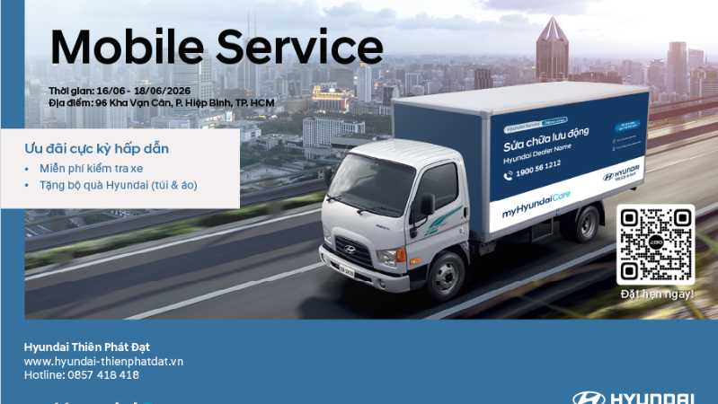 CHƯƠNG TRÌNH SỬA CHỮA LƯU ĐỘNG – MOBILE SERVICE – DỊCH VỤ CHUYÊN NGHIỆP, ĐẾN TẬN NƠI