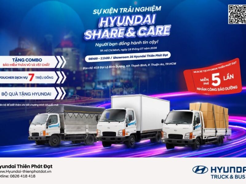 LÁI THỬ XE TẢI HYUNDAI THÁNG 7 – ĐẦU TƯ HIỆU QUẢ TỪ BƯỚC ĐẦU TIÊN