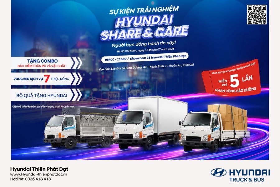 LÁI THỬ XE TẢI HYUNDAI THÁNG 7 – ĐẦU TƯ HIỆU QUẢ TỪ BƯỚC ĐẦU TIÊN