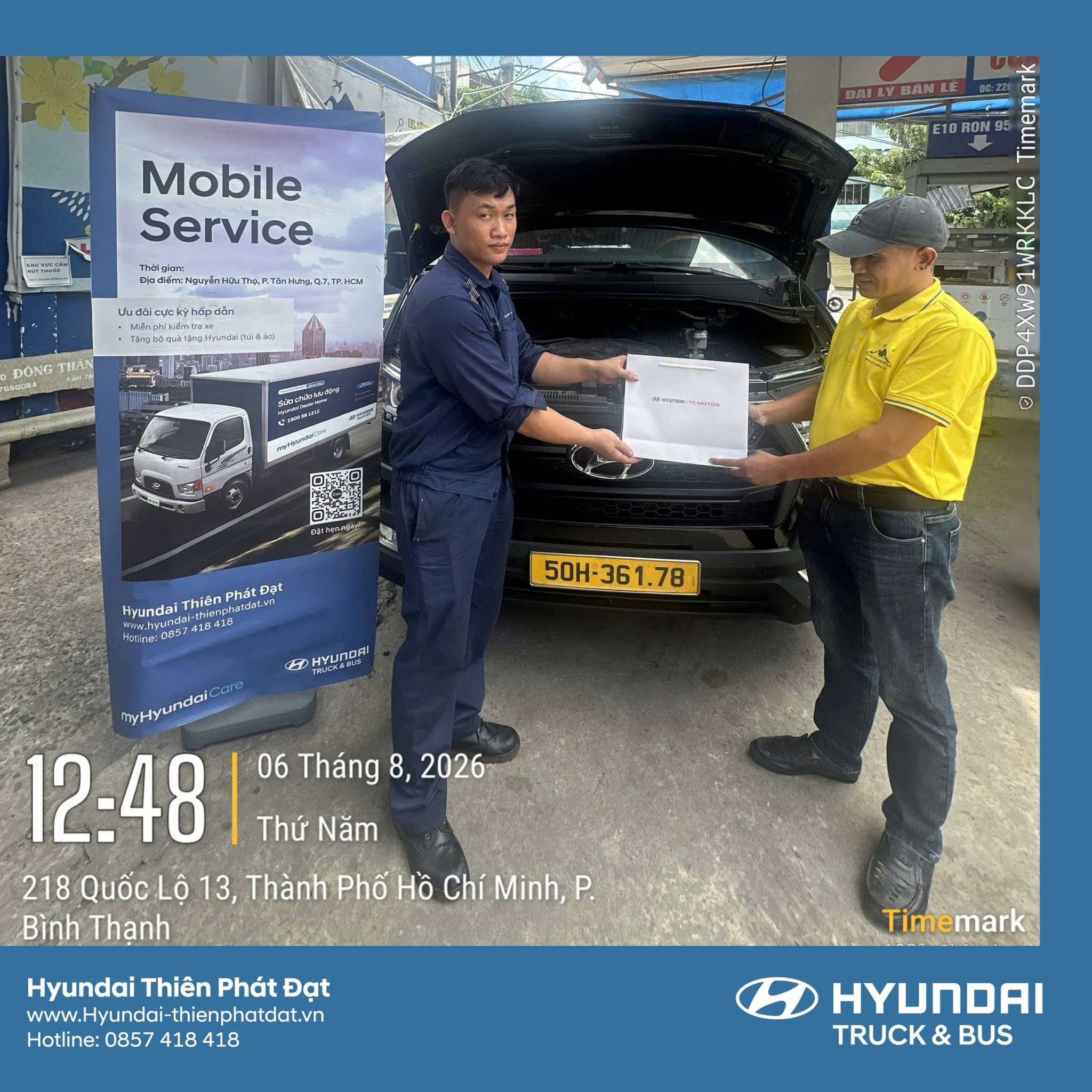 RECAP SỬA CHỮA LƯU ĐỘNG ĐẦU THÁNG 8 – MANG DỊCH VỤ CHUẨN HYUNDAI ĐẾN GẦN HƠN VỚI KHÁCH HÀNG