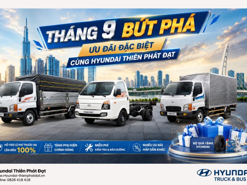 THÁNG 9 BỨT PHÁ – ƯU ĐÃI ĐẶC BIỆT CÙNG HYUNDAI THIÊN PHÁT ĐẠT