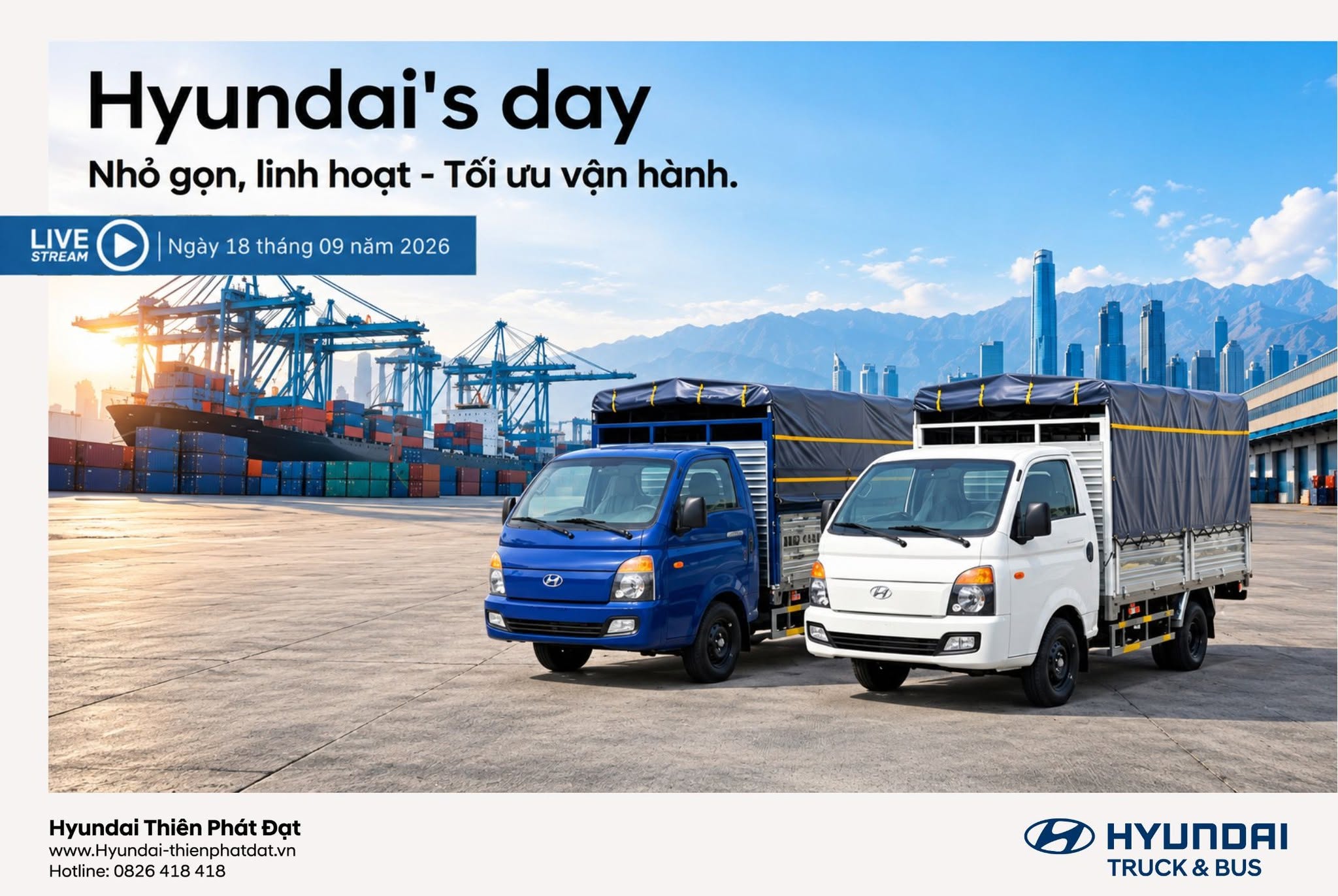 HYUNDAI’S DAY THÁNG 9 | HYUNDAI H150 – NHỎ GỌN, LINH HOẠT, TỐI ƯU CHO MỌI HÀNH TRÌNH
